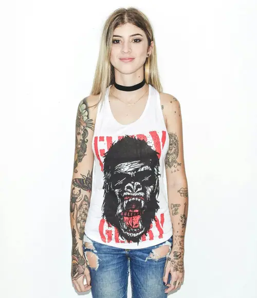 NITRATO — gorilla print tank top